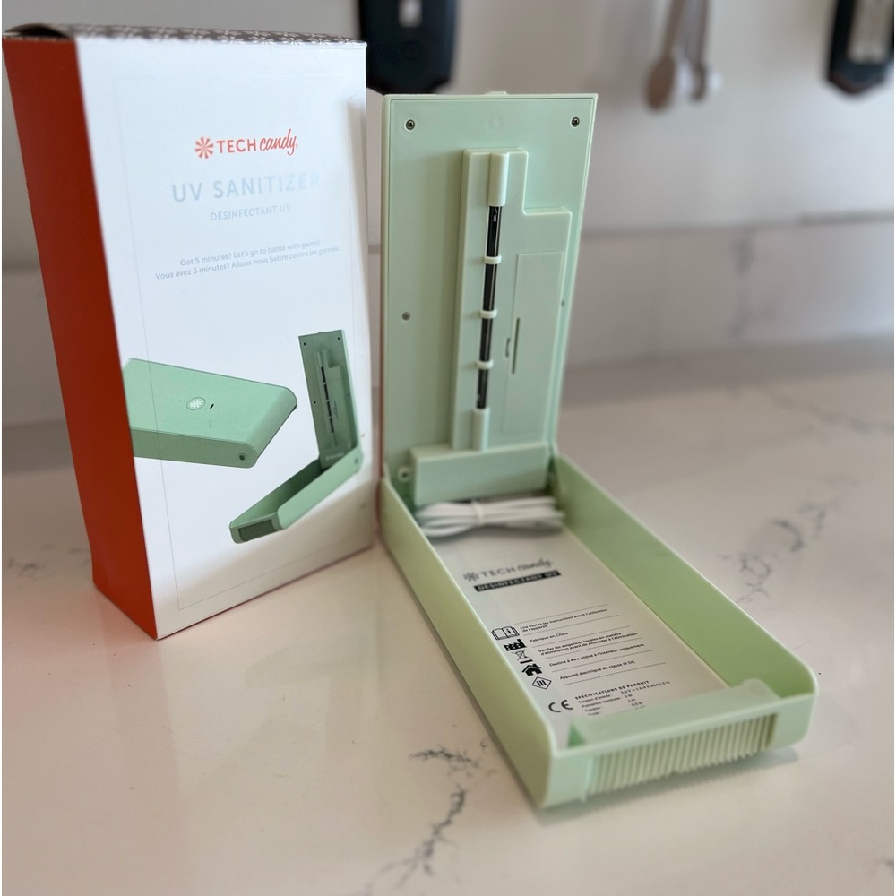 Tech Candy UV Light Phone Sanitizer Box, Disinfects Smartphones